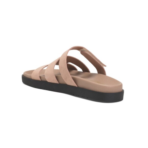 YOKONO Tan Made In Spain Suede H Band Sandals - Picture 2 of 2
